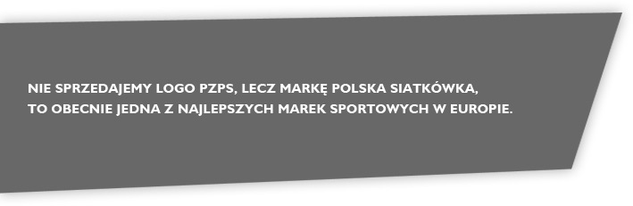 Nie sprzedajemy logo PZPS, lecz markę Polska Siatkówka